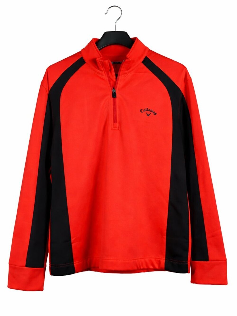 Callaway Red Black 1/4 Zip Golf Pullover Mens M